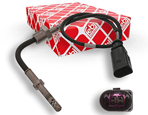 febi bilstein 48838 Abgastemperatursensor, 1 Stück | Kompatibel mit: AUDI A4 Allroad B8, A4 B7, A4 B7 Avant, A4 B7 Cabriolet, A4 B8, A4 B8 Avant, A5, A5 Cabriolet, A5 Sportback