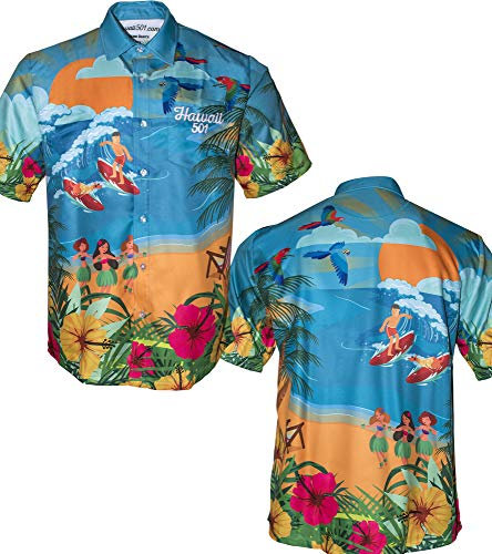 Legend Darts Wayne Mardle Hawaii 501 Dartshirt XXXXXL