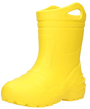 FUZZIO Stivali SeSeGrip Bambino e Bambina Adolescente Unisex (Giallo, 30 EU)