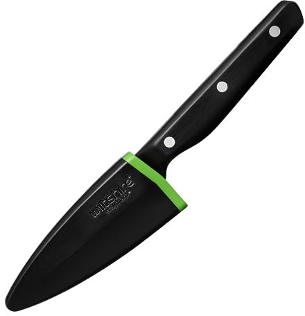 Wiltshire Staysharp Triple Rivet Paring Knife 9cm, 4, Kitchen Knife with Built-in Sharpener, Keep Your Knife Sharp at All Times, Slim Design Scabbard, Ergonomic Triple Rivet Handle, 10 Year Guarantee