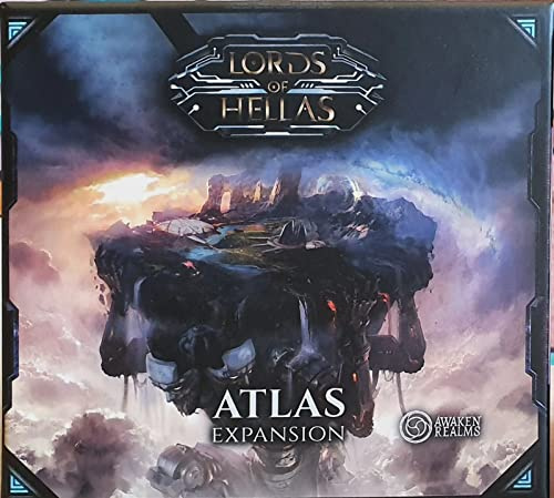 Lord of Hellas: Atlas Overload Erweiterung - Brettspiel-Erweiterung von Awaken Realms 1-4 Spielern - 60-240 Minuten Gameplay - Brettspiele für Spieleabend - Jugendliche und Erwachsene ab 14 Jahren -