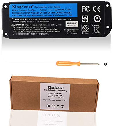 KingSener 061384 Akku für Bose Soundlink Mini 1, Bluetooth Wireless Speaker 061385 061386 063287 7,4 V Li-ion 2600 mAh / 19,24 Wh-Funktioniert Nicht mit Mini II, SoundLink I/II/III