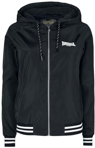 Lonsdale Femme Meriden Coupe-vent, Noir, XXL EU