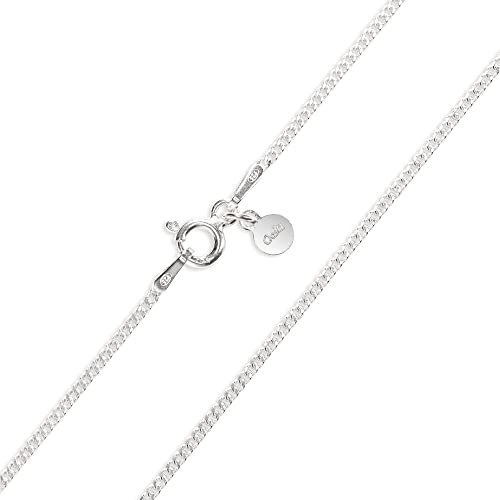 Gold Gala Damen Halskette 925 Silber Panzerkette Made in Italy (50)