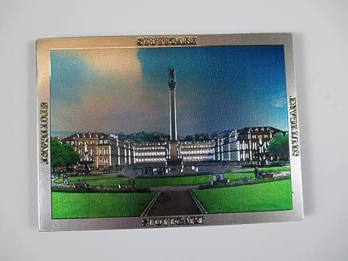 Stuttgart Schloßplatz Premium Souvenir Magnet,Germany Deutschland,Laser Optik !