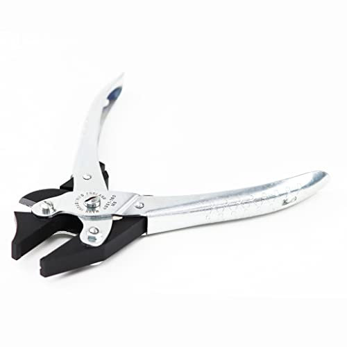 Maun 4951-140 Side Cutter Parallel Plier for Hard Wire Return Spring 140 mm | Cuts 2.0 mm Hard Wire and 3.0 mm Soft Wire | Serrated Jaws for Grip | V-Slot to Hold Wire Rod | Professional