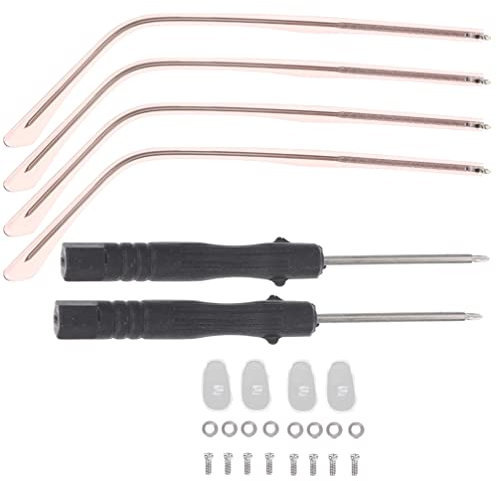 Operitacx 2sätze Ersatzbügel Für Brillen Antiallergische Stilvolle Metall-Arme Roségold Komfortable Und Modische Brillenarm-zubehörteile Für Persönlichen Und Professionellen Gebrauch