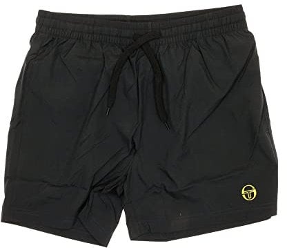 Sergio Tacchini Herren-Badeshorts, Schwarz, Größe XL, Schwarz