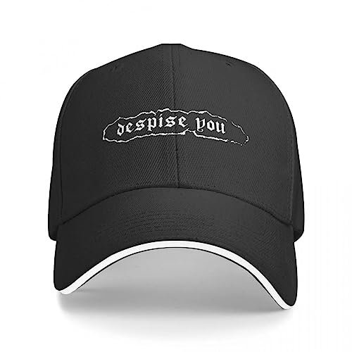 Baseballmütze Despise You POWERVIOLENCE Grindcore Crust Punk Cap Baseballmütze Hut Winter Hut weiblich Winter Herren Bedruckte Mode Hüte