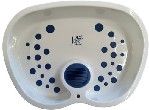LIFE Pool Systems - Pédiluve de Luxe Blanc et Bleu pour Piscine ou Spa