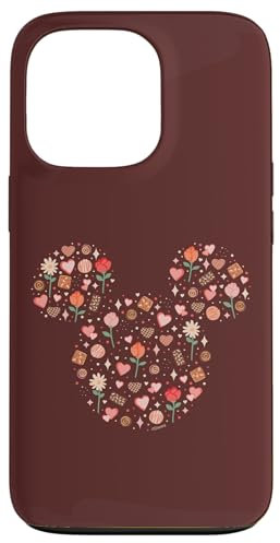 Hülle für iPhone 13 Pro Disney Mickey Mouse Icon Fill mit Pralinen, Blumen, Herzen, Liebe