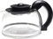 Sanfor - Carafe de cafetière universelle | Verseuse de cafetière américaine ou électrique | Grand récipient base 90 mm, capacité 1,25 l | Couvercle anti-goutte avec hauteur réglable 11,5-13 cm | Tasse
