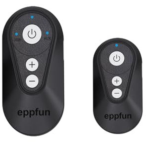 eppfun LE Audio Sender Empfänger, Transmitter and Receiver Kit Low Latency für TV/PC zu Aktivlautsprechern/Stereo, Klinke 3,5 Ausgang/-Eingang