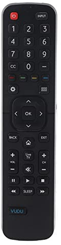 Qukaim Telecomando EN2A27 per Hisense, telecomando universale per Smart TV LED, ricambio EN2A27 per Hisense, telecomando compatibile per Hisense SmartTV, facile da installare, design ergonomico
