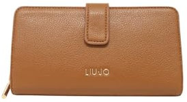 Liu Jo Damen Geldbörse aus Kunstleder Bran mit Clip-Verschluss, 29 Fächern, Einheitsgröße