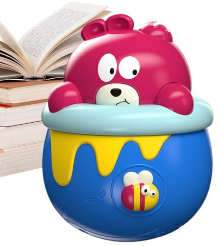 lisutupode Wobbler Babyspielzeug, Wackelspielzeug für Babys - Tragen Sie sensorisches Puppenwackeln mit Licht | Roll-up-beruhigende Puppenaufklärung Bildungsspiele für Baby &