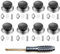 8 Pcs Pot Lid Knob, Universal Pan Cover Replacement, Heat Resistant Kitchen Cookware Handle, Replacement Parts for Kitchen Cookware Lid