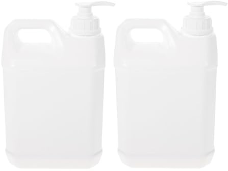 SAFIGLE 2stücke Kunststoffflaschen Mit Pumpfunktion Zum Nachfüllen Für Duschgel Lotion Und Handseife Auslaufsichere Gallonenbehälter Mit Deckel Für Unterwegs Hause Wiederverwendbare