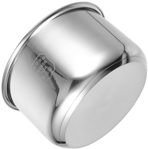 Mikinona Olla Interior De Acero Inoxidable Olla Arrocera Antiadherente Fondo Reforzado Repuesto para Cocina Doméstica y Profesional