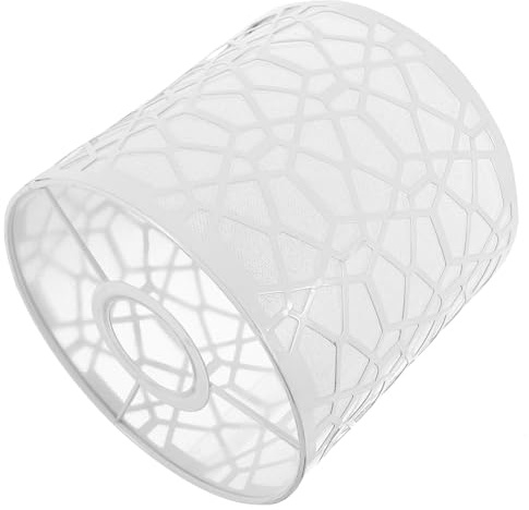 FUTUREORYY E27 Stehlampenschirm Weichem Eisen Lampenschirm und mit Augenschutz Licht Weißer für Wohnzimmer Hotel Geeignet