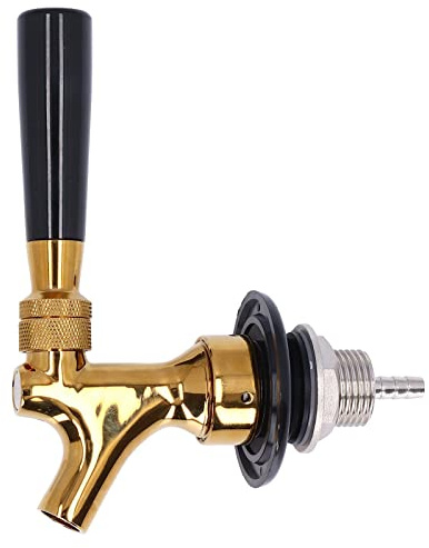 Grifo de cerveza de latón y acero inoxidable, barril de barril no ajustable, bares, hoteles