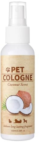 Hundparfym – 100 ml långvarig Cologne-spray, naturlig luktborttagare, valpdoft | bärbar hunddeodorant päls spray fräsch för valp djurvård vård