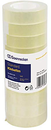 Soennecken Klebefilm 5844 15mmx33m transparent 10 St./Pack.