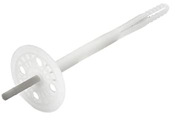 Fischer DIPK II 8/40-60 Tasselli per Cappotto con Spina Rinforzata, Fissaggio di Pannelli Isolanti ETICS, Spessore Fissabile 40-60 mm, 200 Pz
