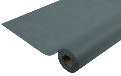 Pronappe - Réf. R781033I - Nappe jetable en non tissé spunbond - Rouleau de 10 M de long X 1,20 M de large - Matière indéchirable, déperlante et essuyable - Couleur gris anthracite