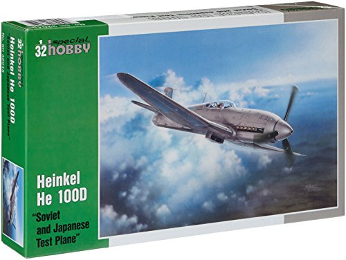Heinkel Modellino Aereo He 100D Sovietica e Plan Giapponese Scala 1:32