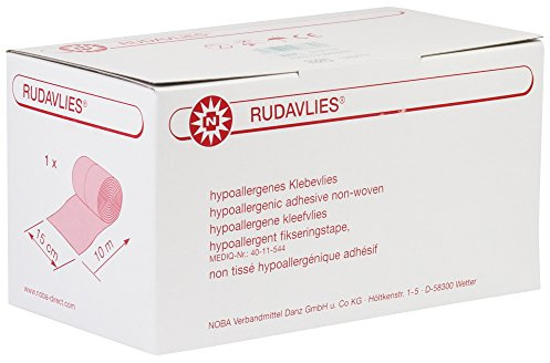 RUDAVLIES querelastisches Klebevlies, Größe:10 m x 15 cm