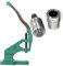 Handpresse Maschine Und 12mm Hohl Loch Stanze Schneider - Manuell Betriebene Werkzeug Stanze Einstellung - für Bekleidung Oder Kunst und Handwerk - Mit Bored Base Und Verstellbar Stopp Schraube