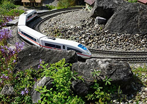 hansepuzzle 17677 - Modell-Eisenbahn Puzzle 130 Teile | Natur Puzzle mit hochwertiger Puzzle Aufbewahrung: Kartonbox und wiederverschließbarem Beutel | Puzzle-Maße: 28,7 x 20 cm