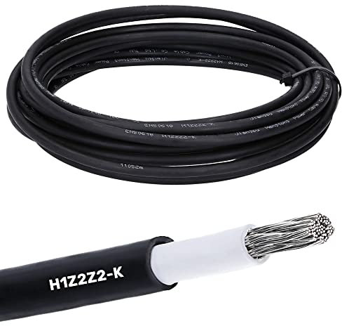 10 metri Lapp 1023759 H1Z2Z2-K, OPTIMUM VERSION 1x4 BK I Cavo a tecnologia solare I Cavo solare per uso esterno I Resistente ai raggi UV I Senza alogeni I Robusto