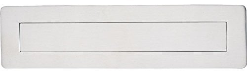 Briefeinwurf Edelstahl 315 x 80 mm – Einwurfmaß 265 x 38 mm – rostfrei & wetterfest – Einwurfklappe für Tür, Haustür, Briefkasten – Posteinwurf für Außenbereich