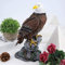 Resin Eagle Ornament Simulierte Adlerförmige Garten Vögel Statue Skulptur Rasenszene Indoor Outdoor Simulation Dekoration