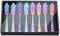Buyer Star Lot de 8 couteaux à beurre en acier inoxydable 18/10 de 15,2 cm dans une boîte cadeau noire, passe au lave-vaisselle