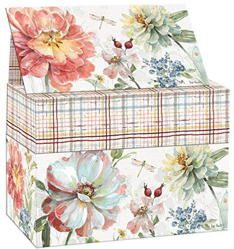 Lang Spring Meadow Recipe Card Box (2011098) Rezeptbox, Papier, mehrfarbig