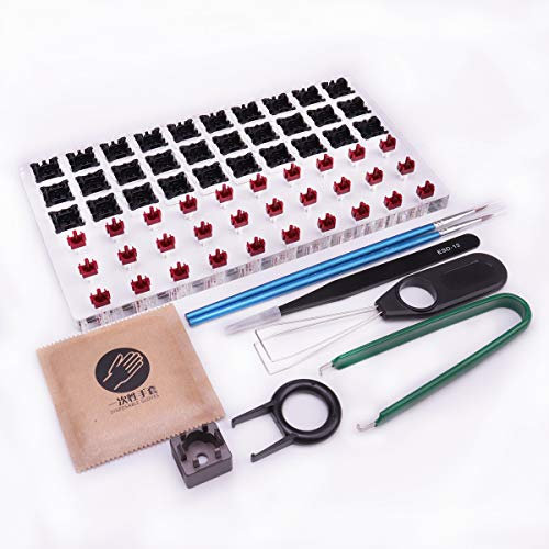 30 Switch Tester Opener Stazione Di Lubrificazione Acrilica Piattaforma Di Rimozione Copertura DIY Estrattore Per Copritasti Per Tastiera Meccanica Cherry Personalizzata