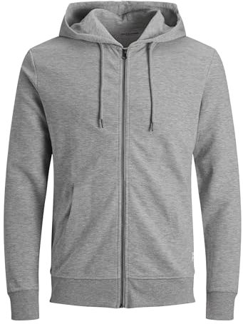 JACK&JONES PLUS JJEBASIC SWEAT ZIP HOOD NOOS PS