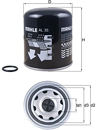 MAHLE LX 4942 Luftfilter Filtereinsatz u.a. passend für MERCEDES GLS (X167)