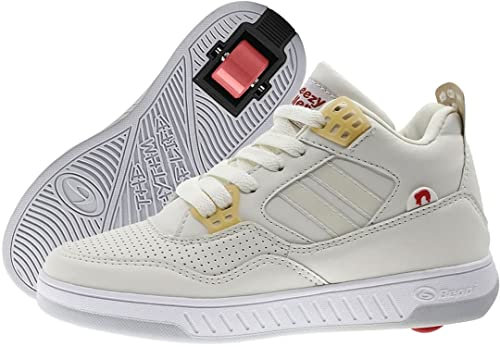 BREEZY ROLLERS Schuhe mit Rollen für Kinder I Rollschuhe-Sneaker Kids I Von Kinder Straßen-Schuhen zu Rollschuh in wenigen Sek. I Patentiertes Klick-System I Turnschuhe mit Rollen für Mädchen & Jungen