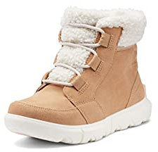Sorel Womens Explorer Carnival Wp Casual Winter Boots, Canoe Sea Salt Explorer 2 Carnival Cozy, 5 UK