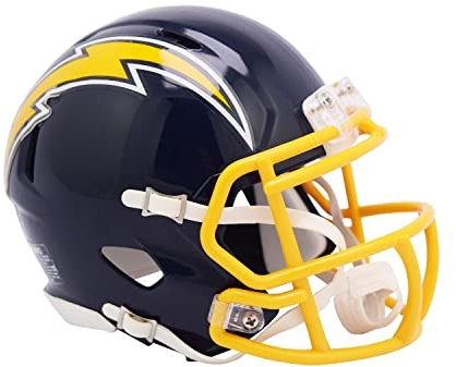Riddell Mini Football Helm - Los Angeles Chargers 1974-87
