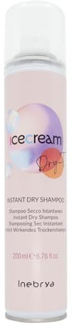 Inebrya Ice Cream Dry-T Sofort-Trockenshampoo, 200 ml