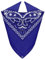 Van Der Rich ® - Bandanas aus 100% Baumwolle Kopftuch für Herren Damen (Royalblaue, One Size)