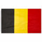 MUWO Flagge Nations Together 90 x 150 cm Nationalmanschaften, doppelseitige Gartenflagge, wetterfeste Fanflagge, Fußballflagge Polyester Länderfagge Deutschland mit Ösen (Belgien)