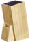 Westmark Bloc à couteaux – Bloc à couteaux en bois, support solide pour les couteaux de cuisine, bloc à couteaux facile à nettoyer avec insert amovible – bambou