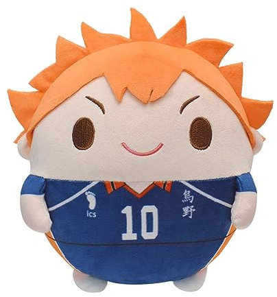 MayDee Anime Haiky Plüschtiere 20cm/7.8in, Anime Figur Plüsch Puppe Für Kinder Teens Niedlich Rundes Plüsch Spielzeug Für Dekoration (Shoyo Hinata)