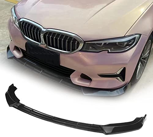 Auto Frontspoiler für BMW 3-Series G20 G21 Sport-Line 2019-2021 Frontlippe Spoiler, Untere Verkleidung des Luftabweisers Frontstoßstangenlippe
